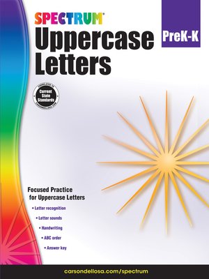 cover image of Uppercase Letters, Grades PK--K